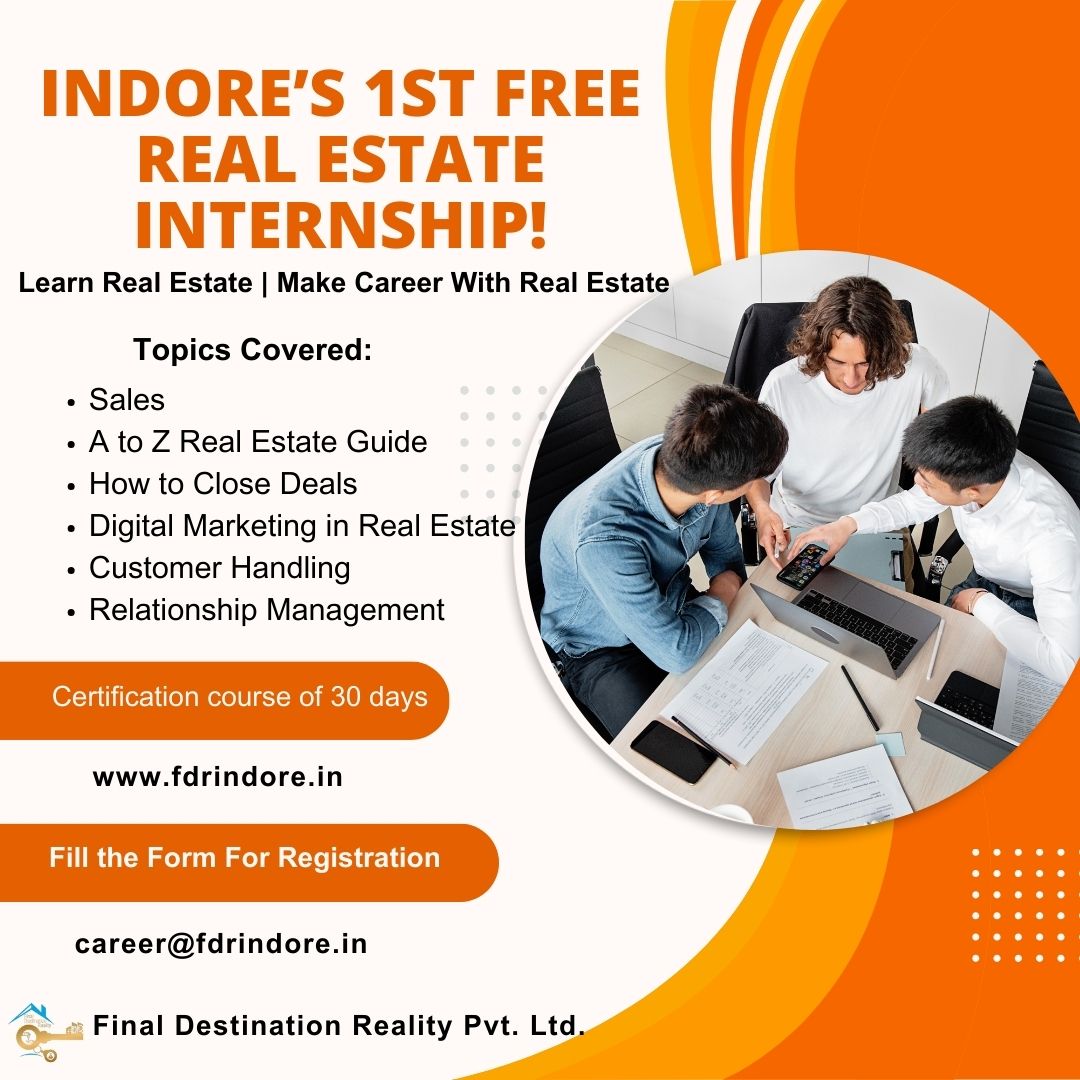 🌟 Final Destination Reality Pvt. Ltd. - Free Internship Program in Real Estate 🌟